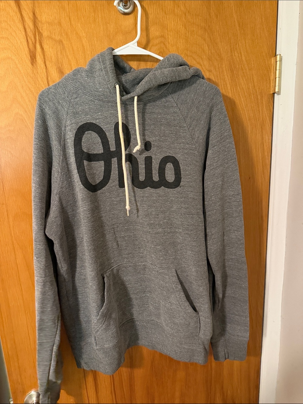 HOMAGE Gray "Ohio" Pullover Hoodie Sweatshirt
